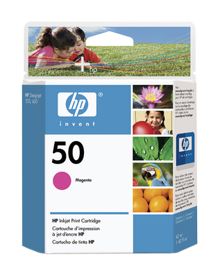 Obrzek - HP 50 Purpurov inkoustov tiskov kazeta