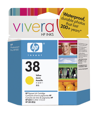 Obrzek - HP 38 lut pigmentov inkoustov kazeta sinkoustem Vivera