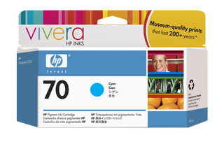 Obrzek - HP 70 Azurov inkoustov kazeta, 130 ml, sinkoustem Vivera