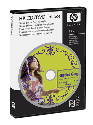 Obrzek - HP CD/DVD etikety, 13x18cm, 15list
