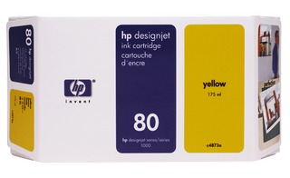Obrzek - HP DgJ 1050/1055, ink.yellow, No.80