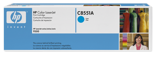 Obrzek - C8551A Azurov tiskov kazeta HP Color LaserJet s inteligentn tiskovou technologi Smart