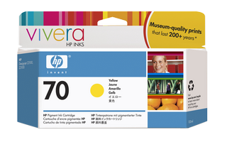 Obrzek - HP 70 lut inkoustov kazeta, 130 ml, sinkoustem Vivera