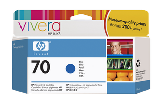 Obrzek - HP 70 Modr inkoustov kazeta, 130 ml, sinkoustem Vivera