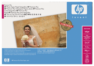 Obrzek - Fotografick papr se satnovm povrchem HP Premium Plus Satin Photo Paper 286 g/m?  A3+/330 mm x 483 mm  25 list