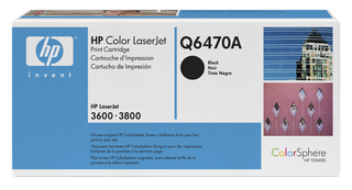 Obrzek - HP CLJ 3600, 3800, toner black (6 K)