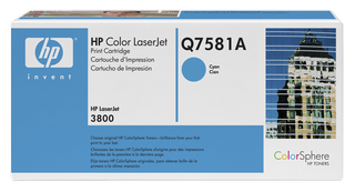 Obrzek - HP CLJ 3800/CP3505, toner cyan (6K),