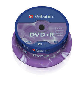 Obrzek - DVD+R Verbatim spindl 25ks,43500,16x