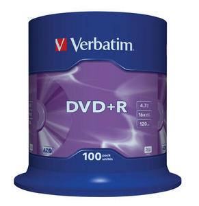 Obrzek - DVD+R Verbatim,43551, spindl 100ks