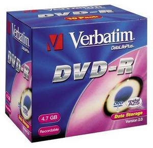 Obrzek - DVD-R Verbatim 4,7GB,16x,Jewel,43519,5pk