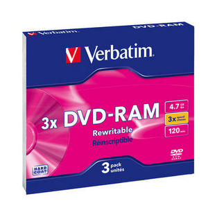 Obrzek - DVD-RAM Verbatim 4,7GB,3xj,Single Side, slim